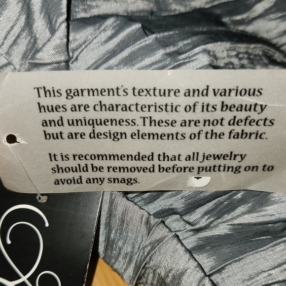 Alex Evenings Ruched Formal Gown NWT Platinum - Picture 5 of 6